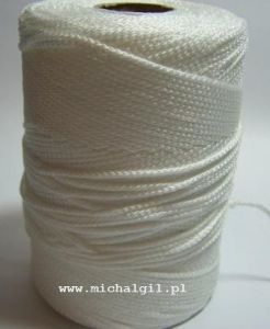 Sznurek lina polipropylenowa 1,5 mm Ppf 1,5mm multi pleciona biała