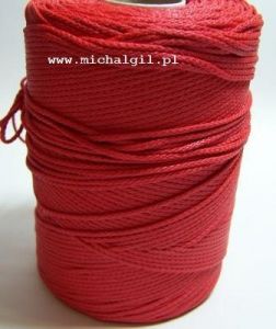 Sznurek lina polipropylenowa 1,5 mm Ppf 1,5mm multi pleciona czerwona